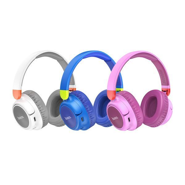 Навушники Big Bluetooth Hoco W43 pink 03825 фото
