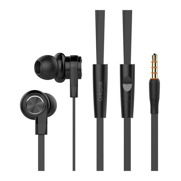 Навушники Celebrat D9 + мік black 34466 фото