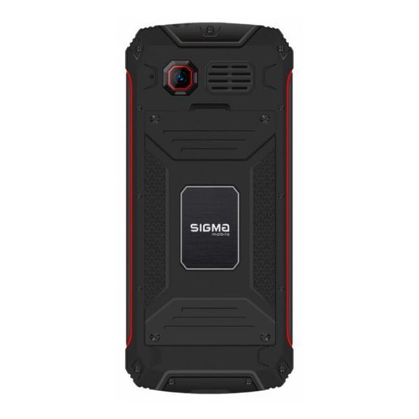 Телефон Sigma X-treme PR68 Black- Red UA 26078 фото