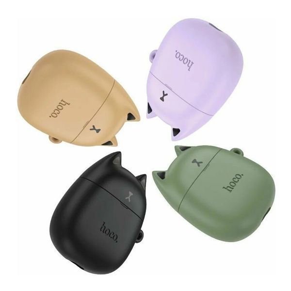 Навушники AirPods Hoco EW45 white + case cat camouflage 10766 фото