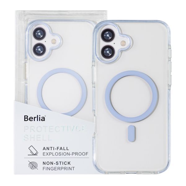 Силікон Samsung S23 Ultra MagSafe Ice Crystal Beyer blue 06102 фото