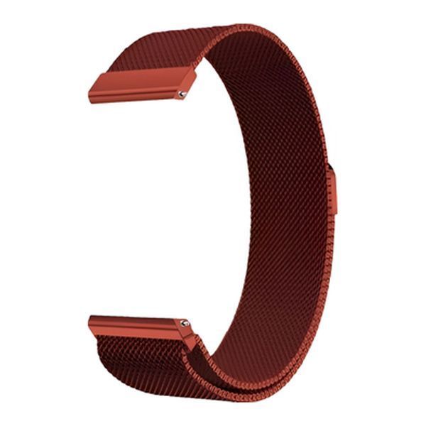 Універсальний ремінець 20mm Milanese Loop marsala 40790 фото
