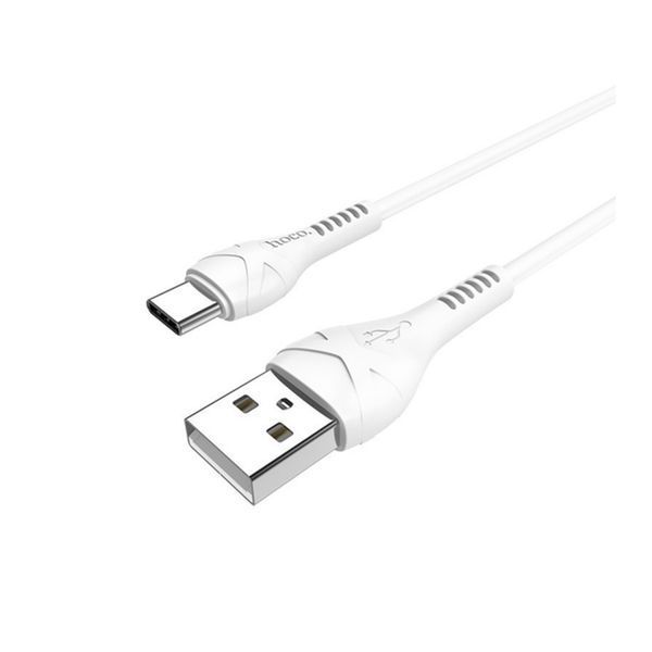USB Cable Hoco Type-C X37 3A 0.5m white 33924 фото