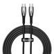 Cable Baseus Glimmer Series Fast Charging Type-C to Type-C 100W (2m) black 18114 фото 2
