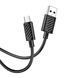 USB Cable Hoco Micro usb X88 2.4A 1m black 30678 фото 2