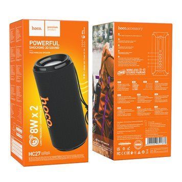 Колонка Bluetooth Hoco HC27 black 40126 фото