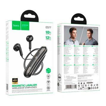 Навушники Bluetooth Hoco ES77 Sport black 46444 фото