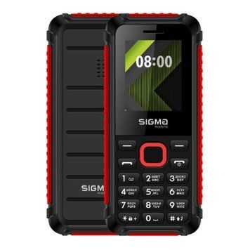 Телефон Sigma X-style 18 Track Black - Red UA 25271 фото