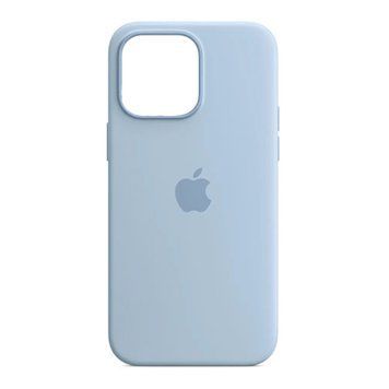 Silicone case iPhone 14 Pro with MagSafe sky 42080 фото