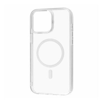 Силікон iPhone 14 Fibra Crystal with MagSafe clear 33009 фото