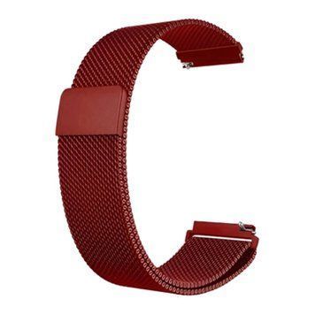 Універсальний ремінець 22mm Milanese Loop marsala 40791 фото