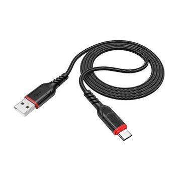 USB Cable Hoco Type-C X59 3A 1m black 26752 фото