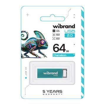 USB Flash 64 GB Wibrand Chameleon Light Blue 19180 фото