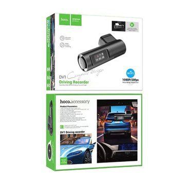 Відеореєстратор Hoco DV-1 black 33552 фото
