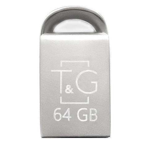 USB Flash 64 GB T&G 107 Metal Silver UA 23716 фото