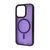 Силікон iPhone 13 Pro MagSafe frame deep purple 32484 фото