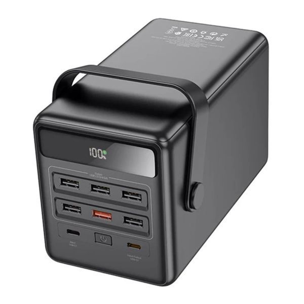 Power bank 100 000 mAh Hoco DB49 4USB/QC3.0/22.5W black 00678 фото