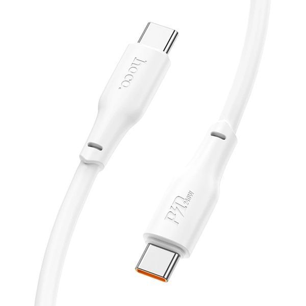 Cable Hoco Type-C to Type-C X93 60W/3A 1m white 43766 фото