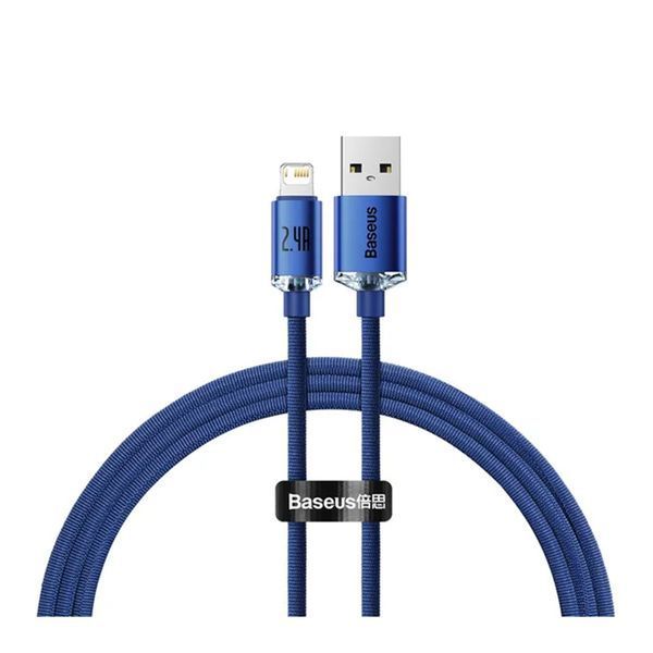 Cable Baseus Crystal Shine Series Type-C to Lightning 20W (1.2m) blue 10627 фото