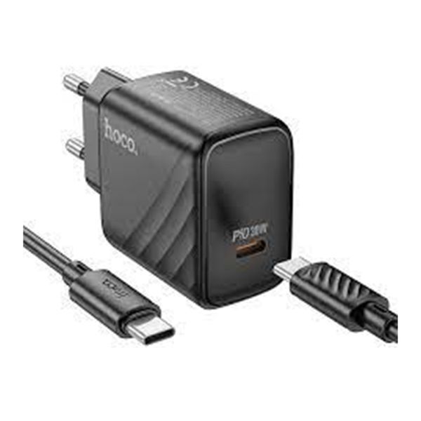 МЗП Hoco CS22A PD 30W/3A + cable Type-C to Type-C black 33749 фото