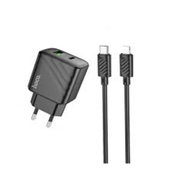 МЗП Hoco CS22A PD 30W/3A + cable Type-C to Type-C black 33749 фото