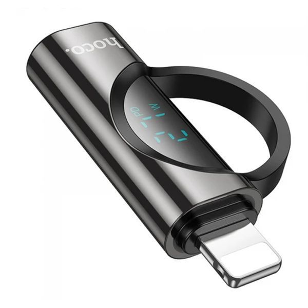 Перехідник Hoco UA32B LCD Lightning male to Type-C 41019 фото