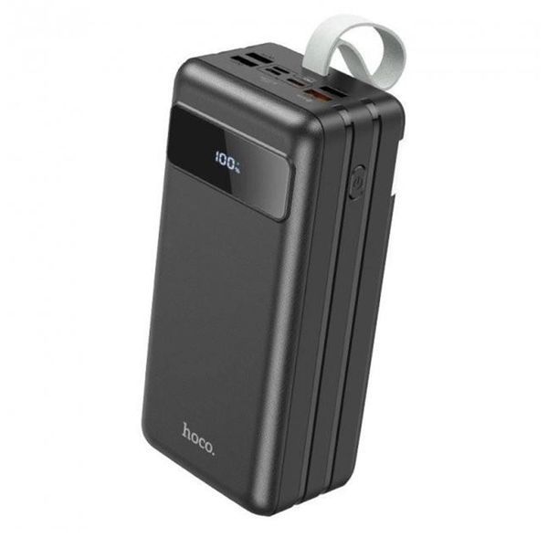 Power bank 60 000 mAh Hoco J86B 22.5W PD/QC 3.0 фонарик, дисплей 2USB/Type-C black 29797 фото