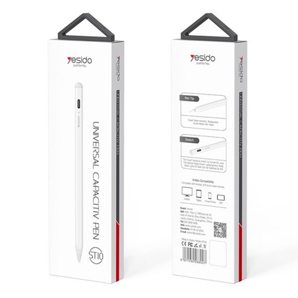 Стилус Yesido ST10 Capactive Pen white 31567 фото
