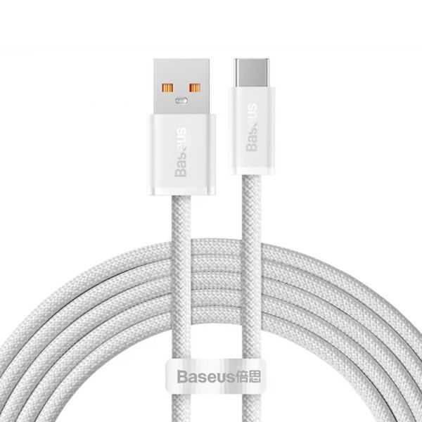 USB Cable Baseus Dynamic Series Fast Charging Type-C 100W (2m) white 45564 фото