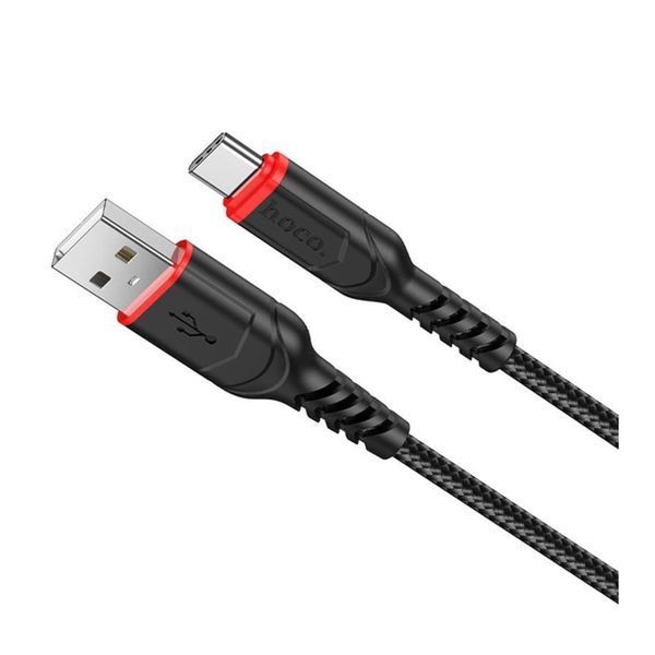USB Cable Hoco Type-C X59 3A 1m black 26752 фото