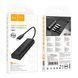 Type-C HUB Hoco HB41 4in1 (4 USB 2.0) black 35553 фото 3