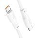 Cable Hoco Type-C to Type-C X93 60W/3A 1m white 43766 фото 4