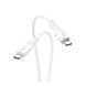 Cable Hoco Type-C to Type-C X67 60W/3A 1m white 32117 фото 1