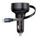 АЗП Baseus Enjoyment Pro 60W (USB) + cable Type-C black 48727 фото 3