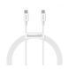 Cable Baseus Superior Series Fast Charging Type-C to Type-C PD 100W (1m) white 19135 фото 2