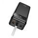 Power bank 60 000 mAh Hoco J86B 22.5W PD/QC 3.0 фонарик, дисплей 2USB/Type-C black 29797 фото 3