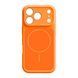 Silicone case iPhone 13 with MagSafe Vision orange 47926 фото