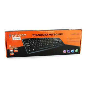 Клавіатура K107/SMOF-100 black 42231 фото