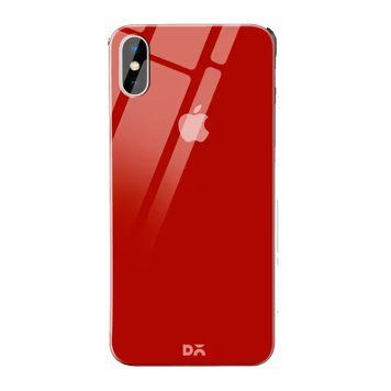 Накладка iPhone X/Xs Glass Magnette red 07894 фото