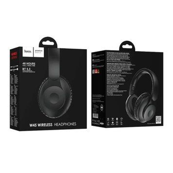 Навушники Big Bluetooth Hoco W45 black 33405 фото