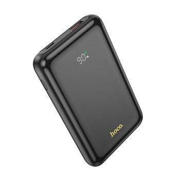 Power bank 10 000 mah Hoco Q21 22.5W+PD20W fully compatible with digital display Black 00073 фото