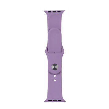 Ремінець Apple watch 38/40/41/SE silicone light purple 28600 фото