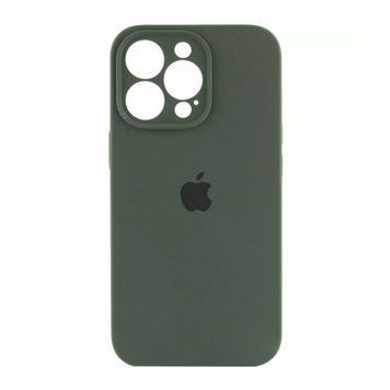 Silicone case Full camera iPhone 13 Pro Khaki 07923 фото