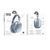 Навушники Big Bluetooth Hoco Apple AirPods W35 MAX blue 37224 фото