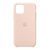Silicone case iPhone 11 Pro Max pink sand 02851 фото