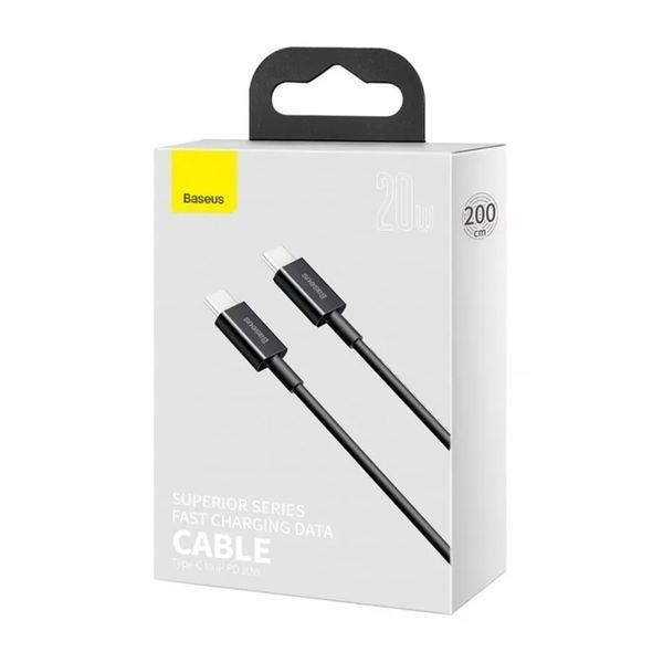Cable Baseus Superior Series Fast Charging Type-C to Type-C PD 100W (2m) black 19174 фото