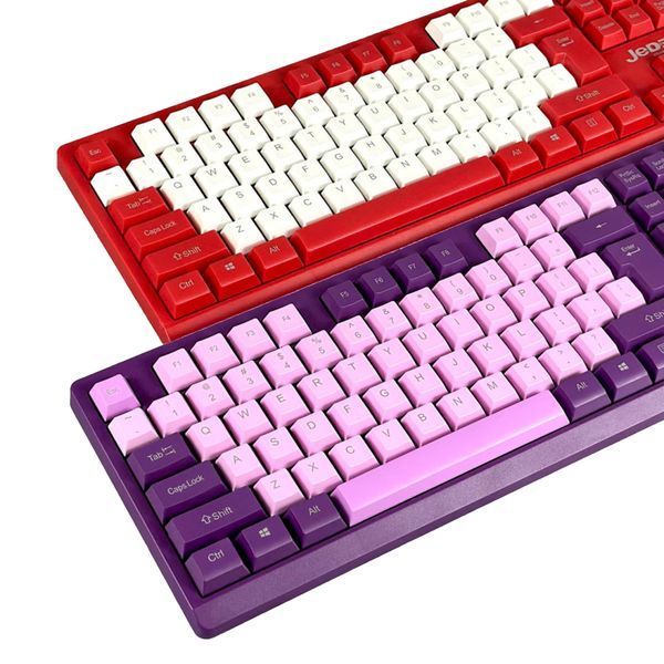 Клавіатура Bluetooth Jedel WS737 + мишка white-red 44350 фото