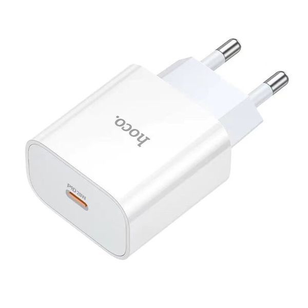МЗП Hoco NT10 PD 20W/3A (USB-C) white 39638 фото