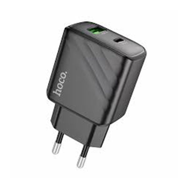 МЗП Hoco CS23A PD 30W/3A (1USB-1USB-C) + cable Type-C to Lightning black 33751 фото