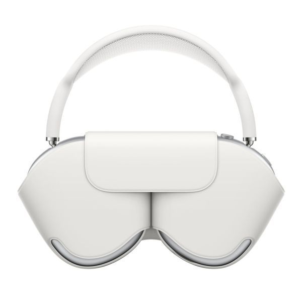 Навушники Big Bluetooth Apple AirPods Max з логотипом (магнітні амброшури) silver 36706 фото